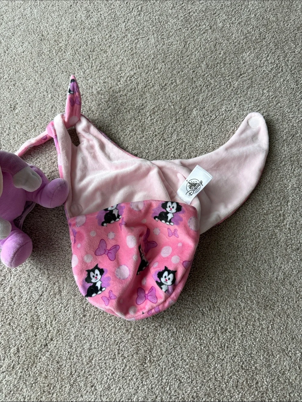 Disney Parks Baby Minnie Mouse Plush in Swaddle Blanket Pouch Plush